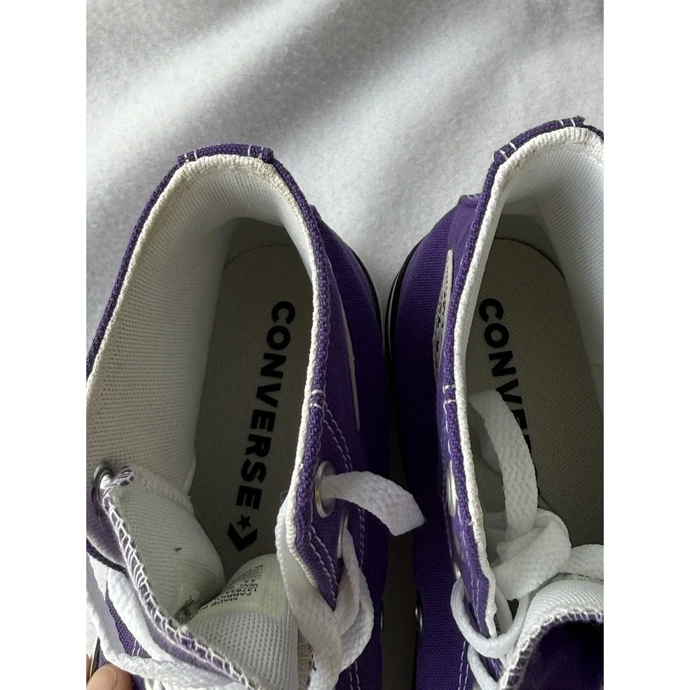 Converse Chuck Taylor All Star High Top Purple Sneakers 137833F Womens 6.5